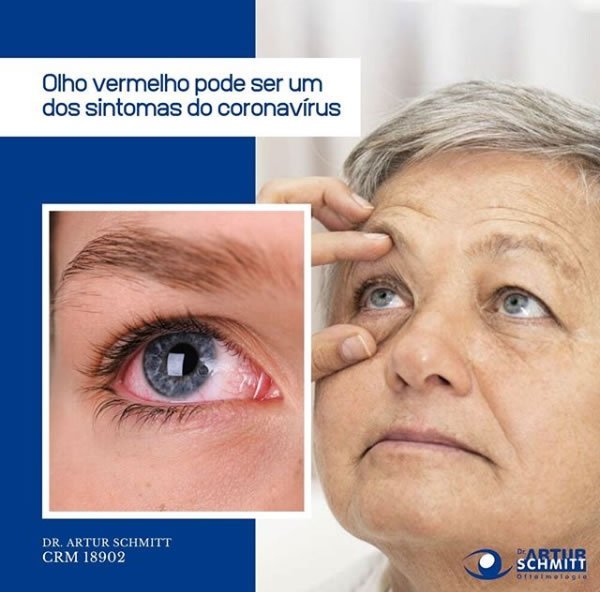 olho vermelho coronavirus