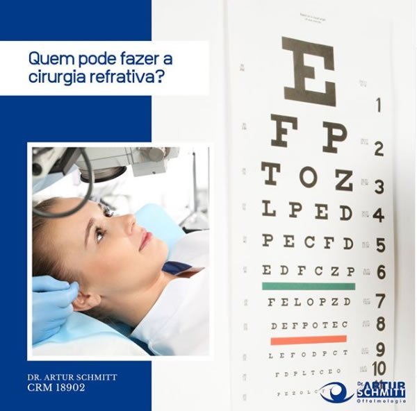 quem pode fazer cirurgia refrativa