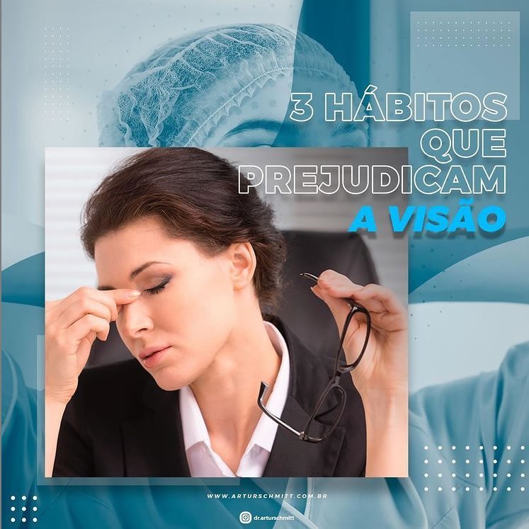 habitos que prejudicam a visão