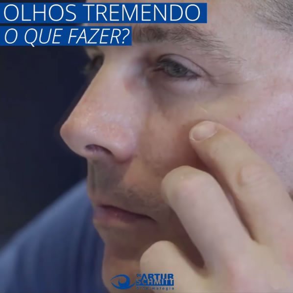 o que fazer quando os olhos tremem