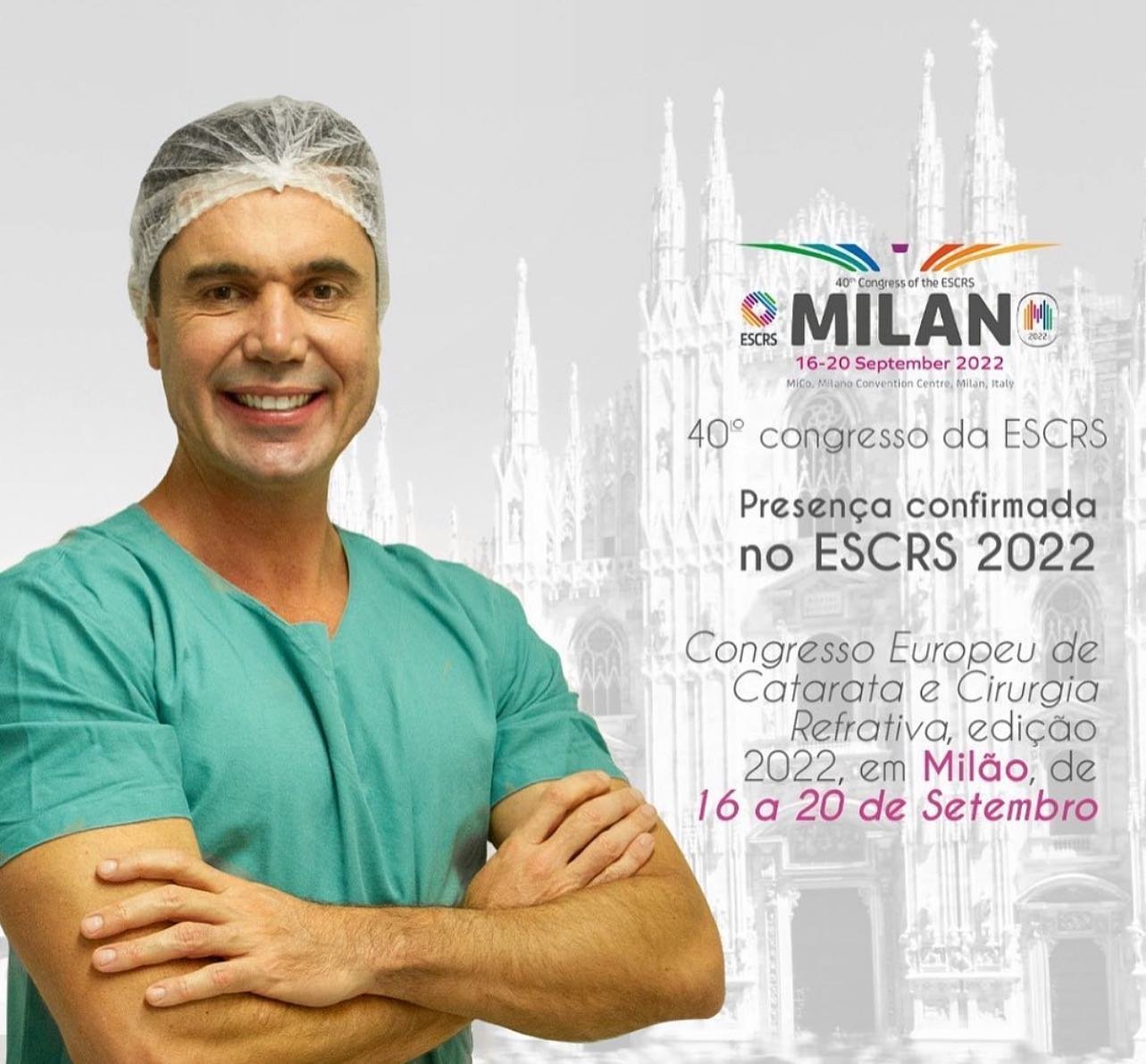 Dr. Artur Schmitt participa do 40º congresso da ESCRS