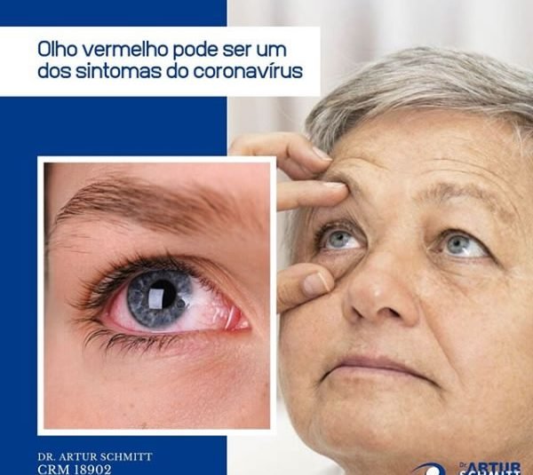 olho vermelho coronavirus