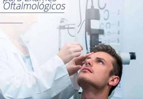 dilatando a pupila para exames oftalmologicos em Curitiba